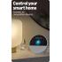 Amazon Echo Spot (2024 release) Smart Alarm Clock With Vibrant Sound + Alexa, White